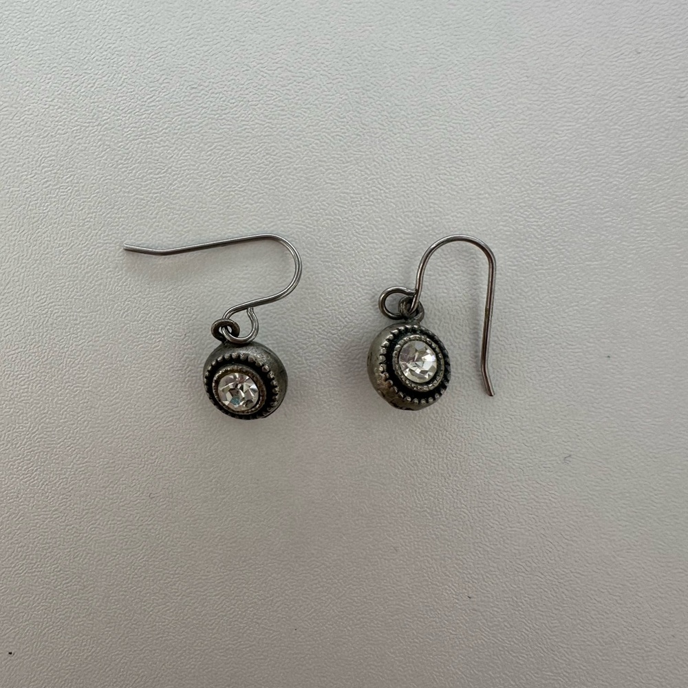 Elegant Silver Drop Earrings
